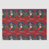 Groter Zwitsers kerstcadeaupapier voor gebergte Tissuepapier (Voorkant)