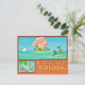 Grotere Bahama's ansichtkaart Briefkaart (Staand voorkant)
