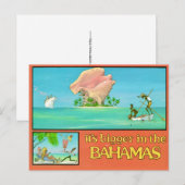 Grotere Bahama's ansichtkaart Briefkaart (Voorkant / Achterkant)