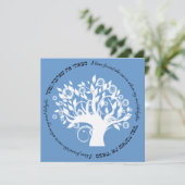 Grotere boom kaart (Staand voorkant)