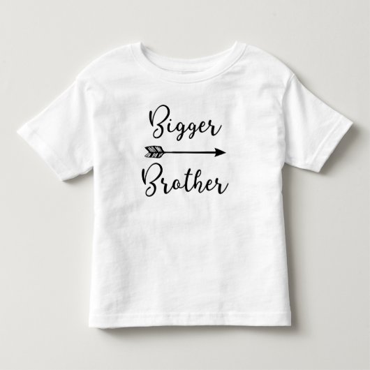 Grotere Broer ~ Broer Ontwerpt Pijl Kinder Shirts (Voorkant)