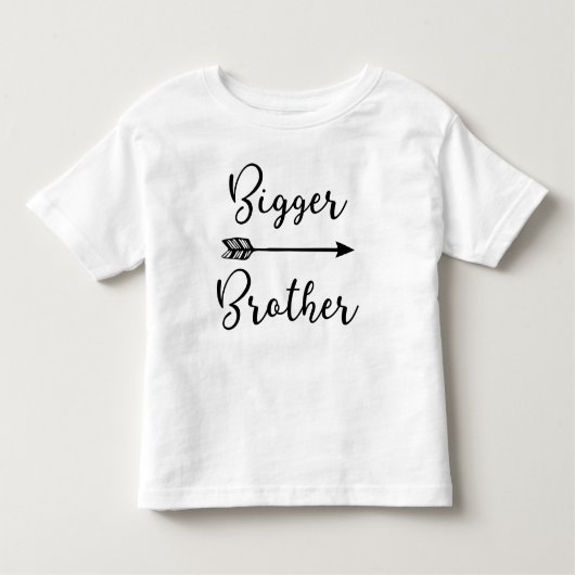 Grotere broer ~ Brother Design Arrow Kinder Shirts (Voorkant)