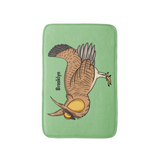 Grotere cartoon van prairie badmat (Voorkant Verticaal)