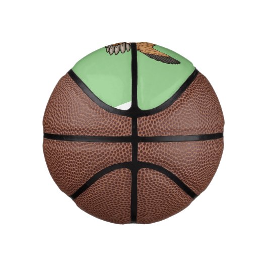 Grotere cartoon van prairie basketbal (Rechts)