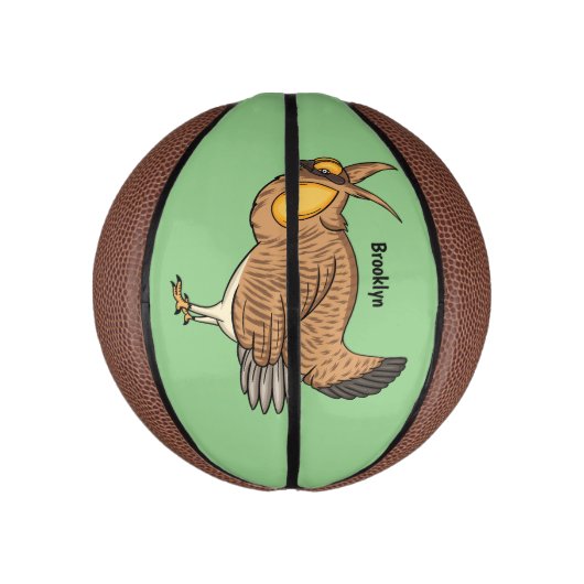 Grotere cartoon van prairie basketbal (Verticaal)