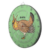 Grotere cartoon van prairie dartbord (Voorkant Rechts)