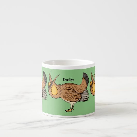 Grotere cartoon van prairie espresso kop (Voorkant)