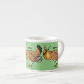 Grotere cartoon van prairie espresso kop (Voorkant rechts)