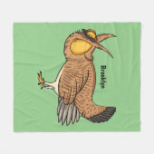 Grotere cartoon van prairie fleece deken (Voorkant (Horizontaal))