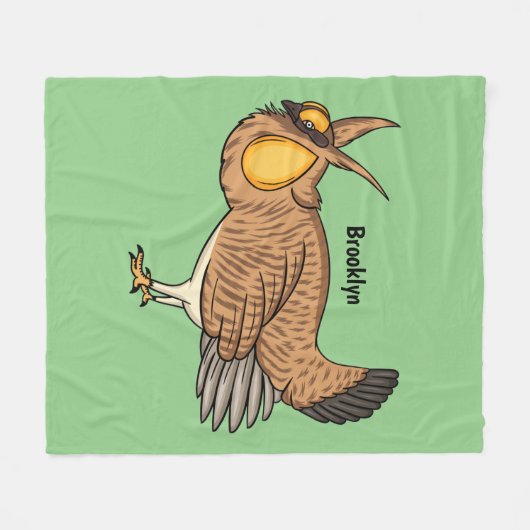 Grotere cartoon van prairie fleece deken (Voorkant (Horizontaal))