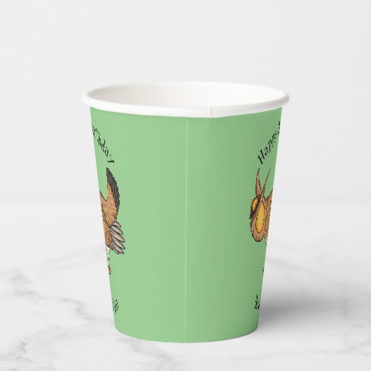 Grotere cartoon van prairie papieren bekers (Rechts)