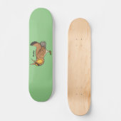 Grotere cartoon van prairie persoonlijk skateboard (Voorkant)