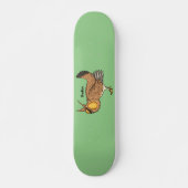 Grotere cartoon van prairie persoonlijk skateboard (Voorkant)