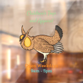 Grotere cartoon van prairie raamsticker (Vel 2)