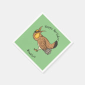 Grotere cartoon van prairie servet (Hoek)