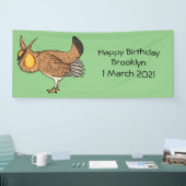 Grotere cartoon van prairie spandoek (Beurs)