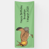 Grotere cartoon van prairie spandoek (Verticaal)