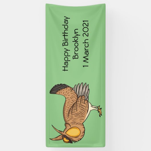 Grotere cartoon van prairie spandoek (Verticaal)