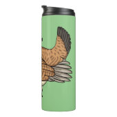 Grotere cartoon van prairie thermosbeker (Geroteerd rechts)