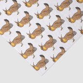 Grotere cartoon van prairie tissuepapier (Detail)