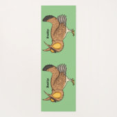 Grotere cartoon van prairie yogamat (Achterkant)