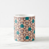 Grotere driehoek Quilt Koffiemok (Center)