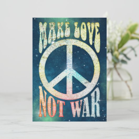 Grotere energievrede - laat liefde niet oorlog 1 z (Staand voorkant)
