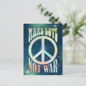Grotere energievrede - laat liefde niet oorlog 1 z briefkaart (Staand voorkant)