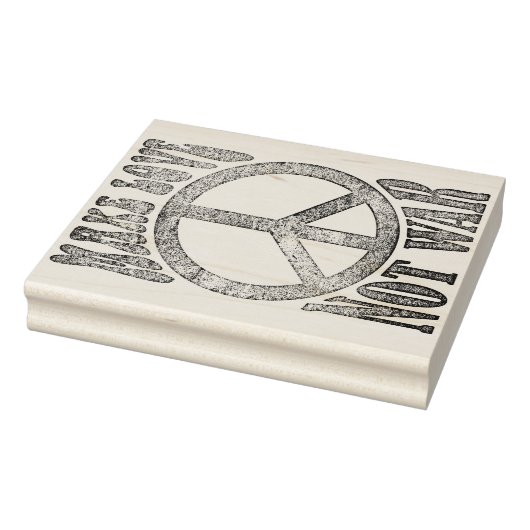 Grotere energievrede - laat liefde niet oorlog 1 z rubberstempel (Stempel)