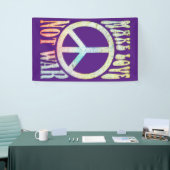 Grotere energievrede - laat liefde niet oorlog 1 z spandoek (Beurs)