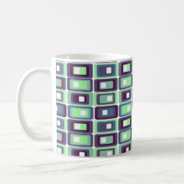 Grotere gestapelde rechthoeken koffiemok