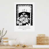 "Grotere liefde" (John 15:13) Poster (Keuken)