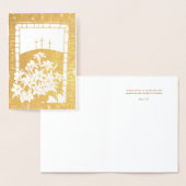 "Grotere Liefde" Pasen groet Johannes 15:13 Folie Kaarten (Display)