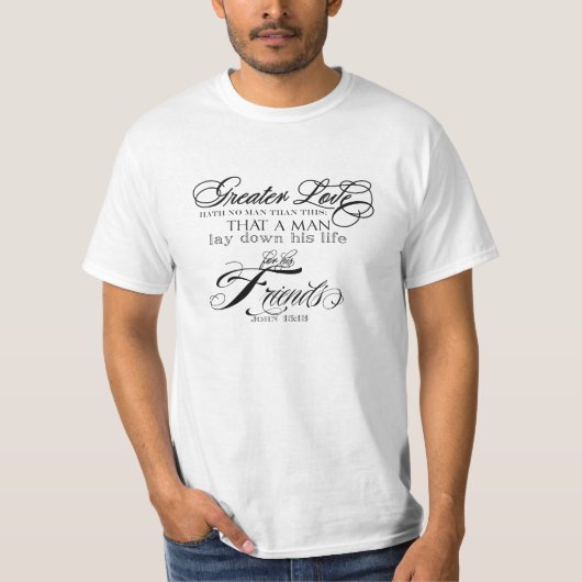 Grotere liefde t-shirt (Voorkant)