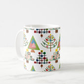 Grotere MCM Kerstbomen Koffiemok (Voorkant links)