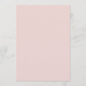 Grotere menukaart - Roze rozen & duiven bruiloft (Achterkant)