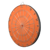 Grotere Oranje, persoonlijke trendkleurenachtergro Dartbord (Voorkant Rechts)