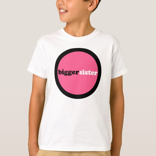 Grotere roze roze roze cirkel t-shirt (Voorkant)