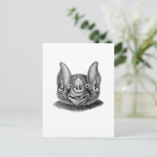 Grotere snufje briefkaart (Staand voorkant)