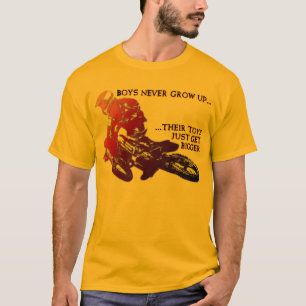 Grotere Speelgoed Dirt Bike Motocross Grappig T-sh T-shirt