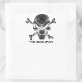 Grotere TDM logo! Rechthoekige Sticker (Tas)