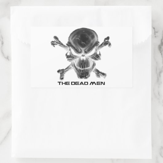 Grotere TDM logo! Rechthoekige Sticker (Tas)