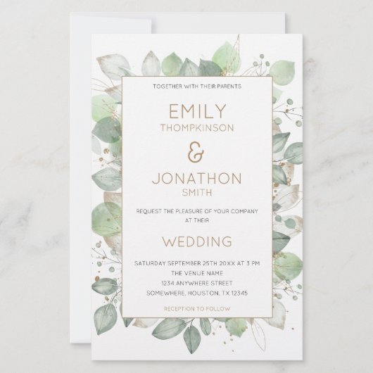 Grotere uitnodiging voor een begrotingsuitbreiding (Voorkant)