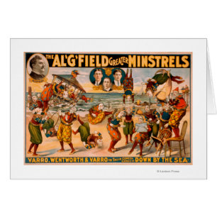 Grotere vaten - een hoop Clowns bij het strand