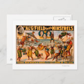 Grotere vaten - een hoop Clowns bij het strand Briefkaart (Voorkant / Achterkant)