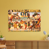 Grotere vaten - een hoop Clowns bij het strand Canvas Afdruk (Insitu (Woonkamer))