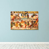 Grotere vaten - een hoop Clowns bij het strand Canvas Afdruk (Insitu (Houten vloer))