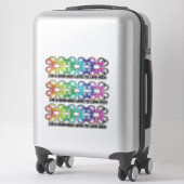 GROTERE VERSIE GAAT OVERAL STICKER (Koffer)