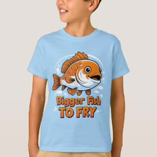 Grotere vis om te bakken!! T-shirt voor jongens
