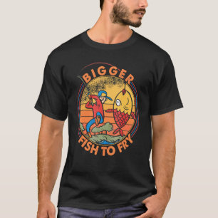 Grotere Vissen Aan De Haak   Vissen   Vissers T-shirt